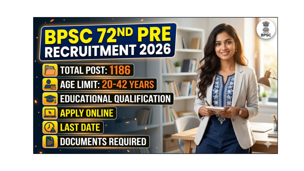 BPSC 72nd Pre Recruitment 2026