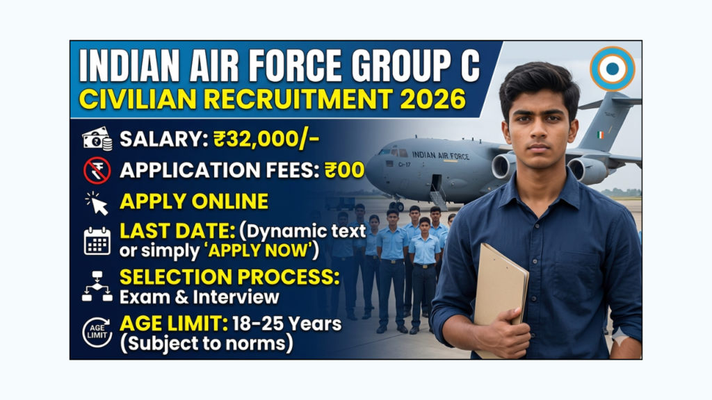 Indian Air Force Group C Civilian Recruitment 2026