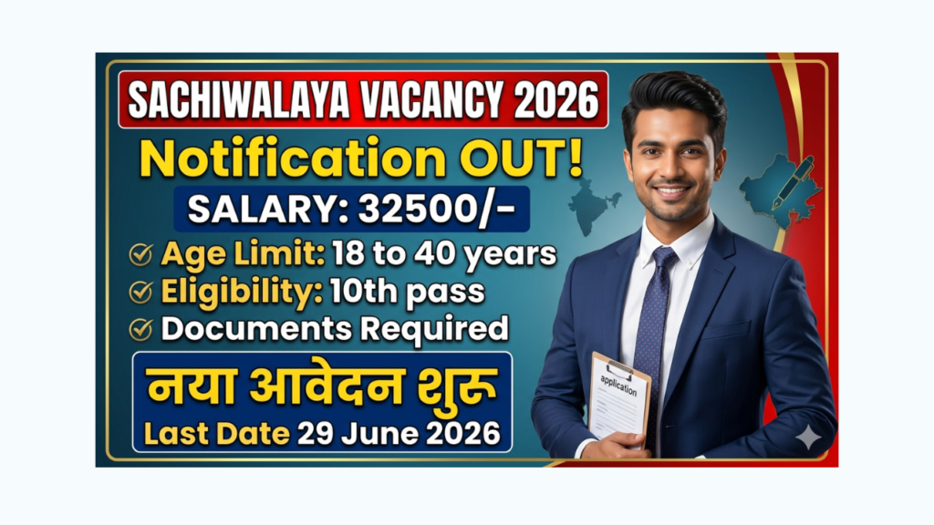 Sachivalaya Vacancy 2026