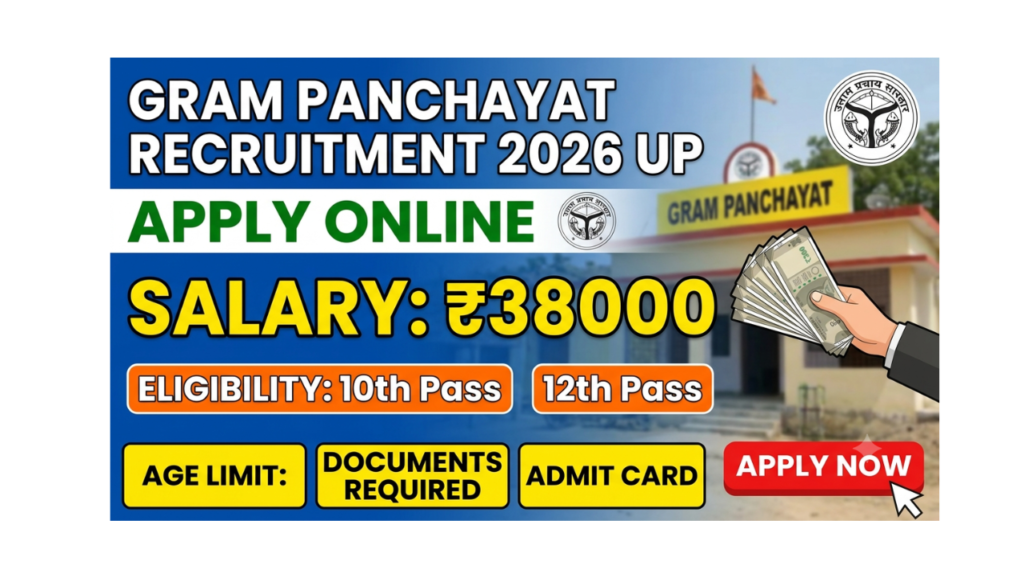 Gram Panchayat Bharti 2026 Online Apply For 3500 Posts